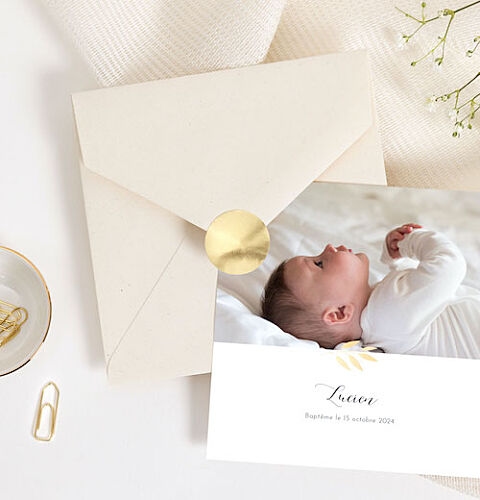 Faire-part de baptême