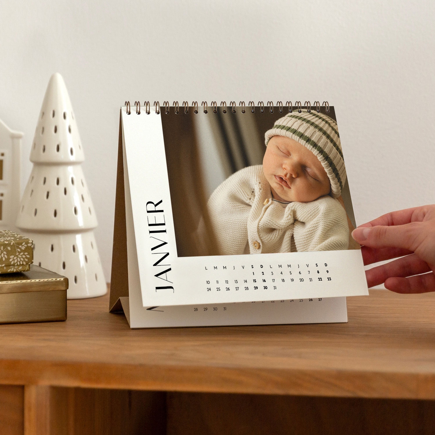 Calendrier photo chevalet Feuillage