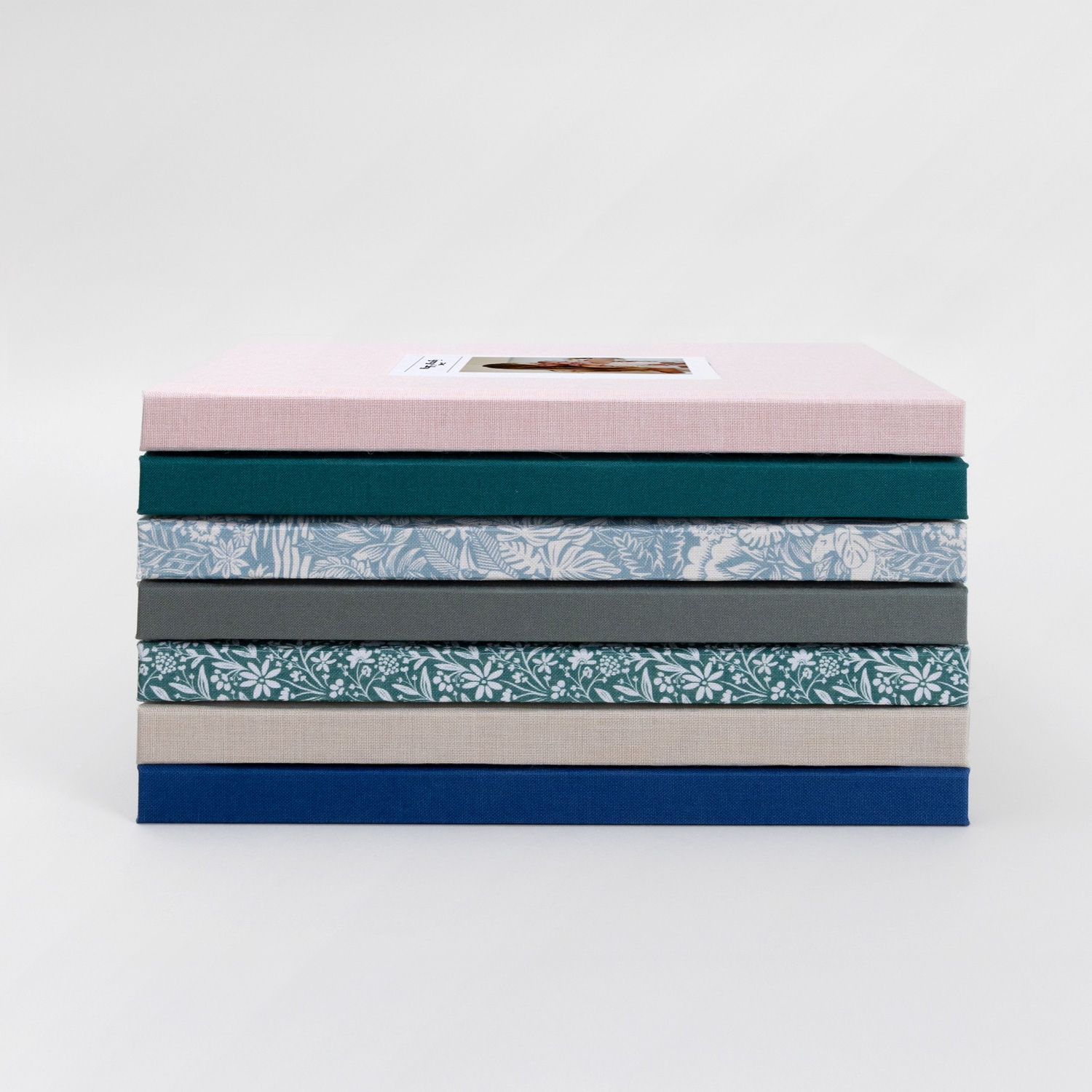 Carnet personnalisé Tissu photo embossée