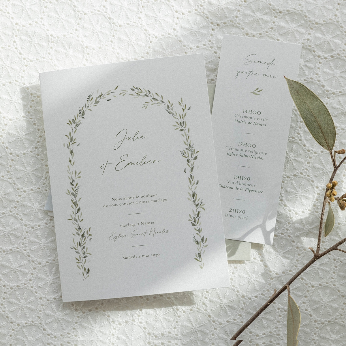 Faire-part mariage Premier regard