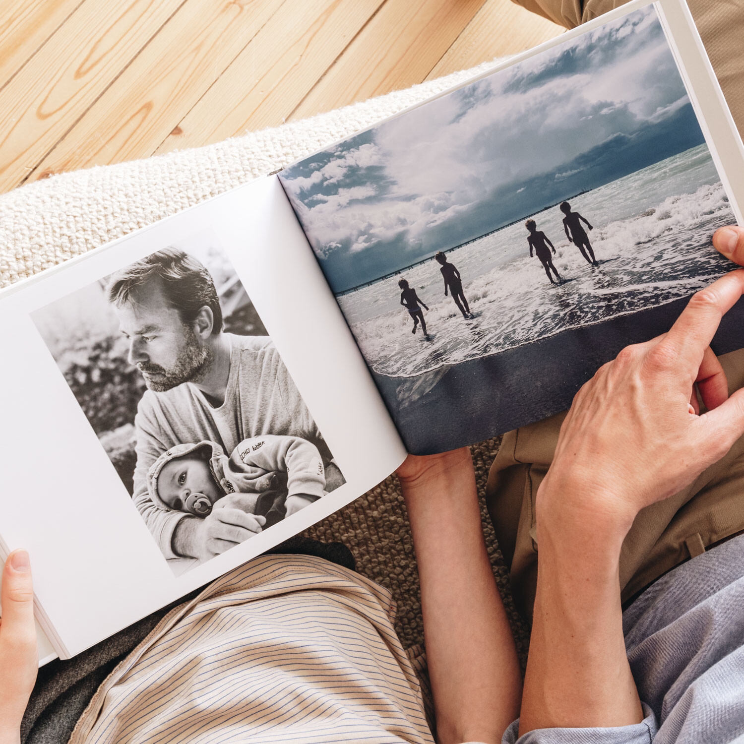 Album photo rigide Petite étiquette