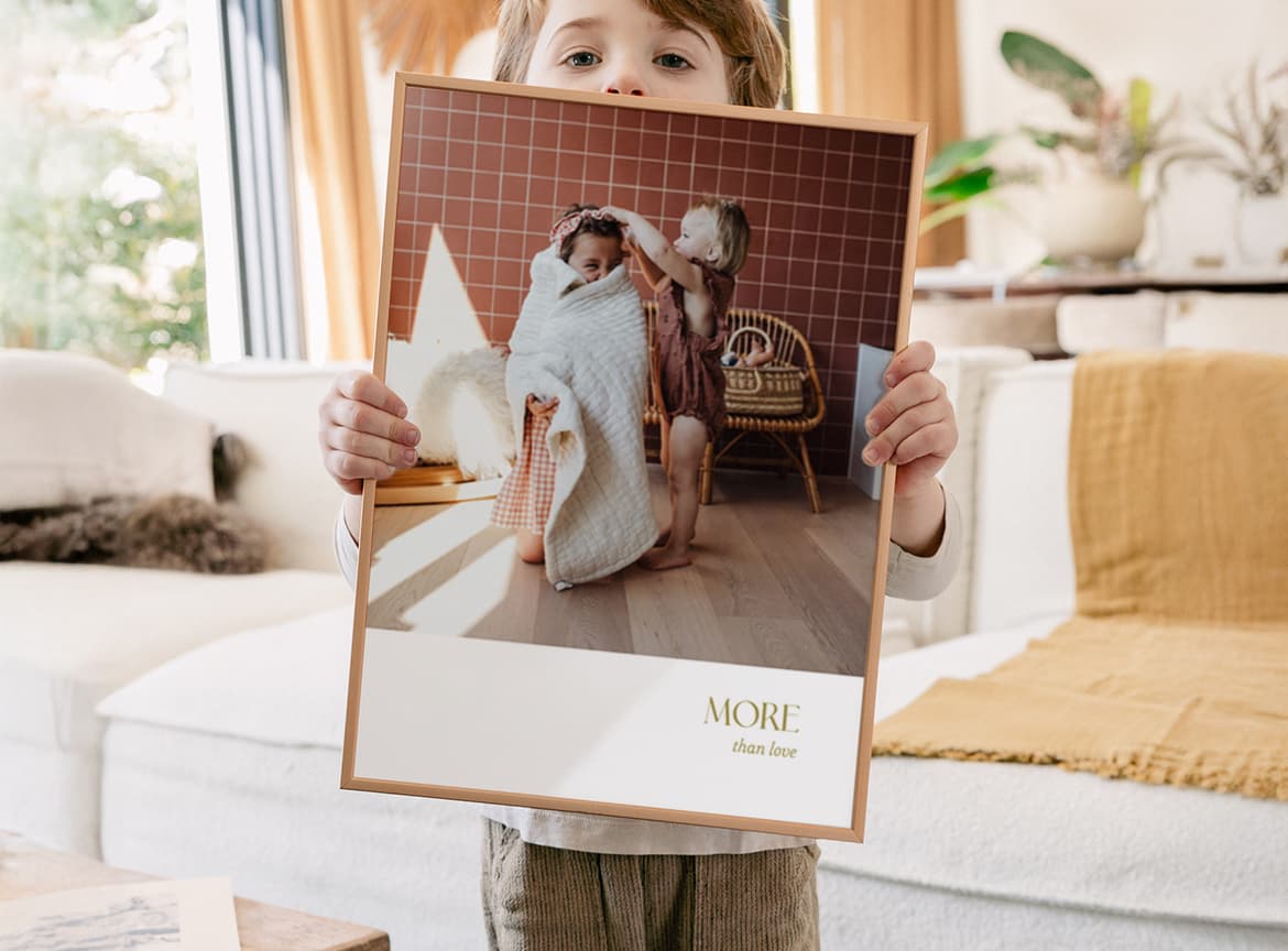 Affiche personnalisée fête des mères