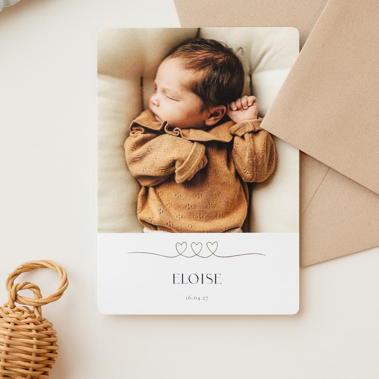 Faire-part naissance Rosemood