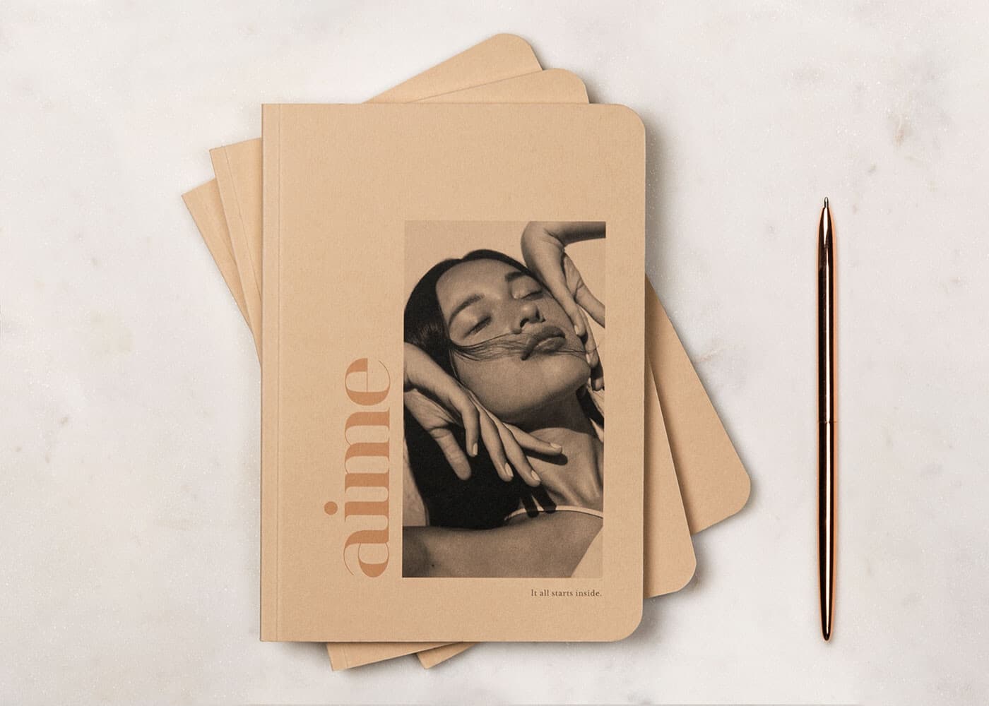 Carnet personnalisé souple Aime