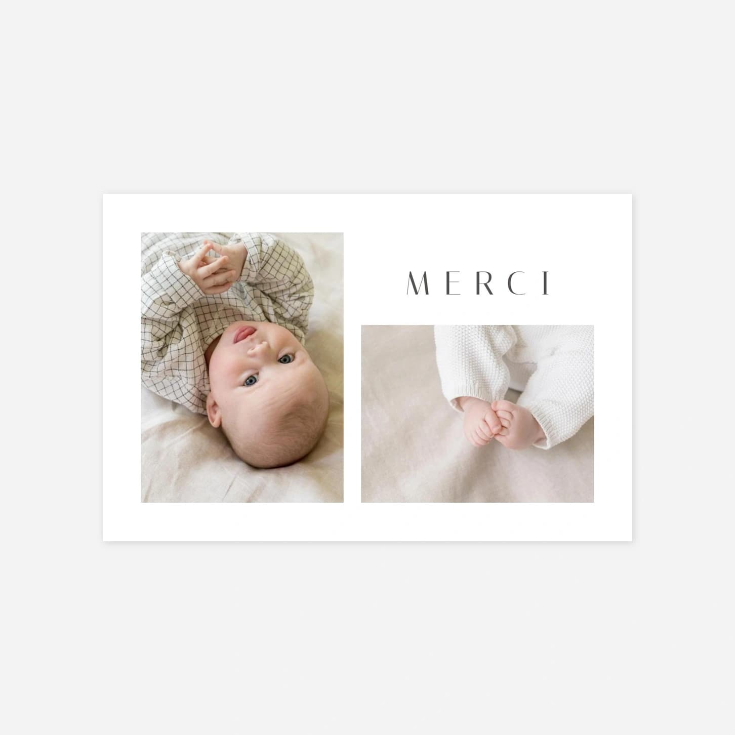 Carte remerciement naissance Barbe à papa