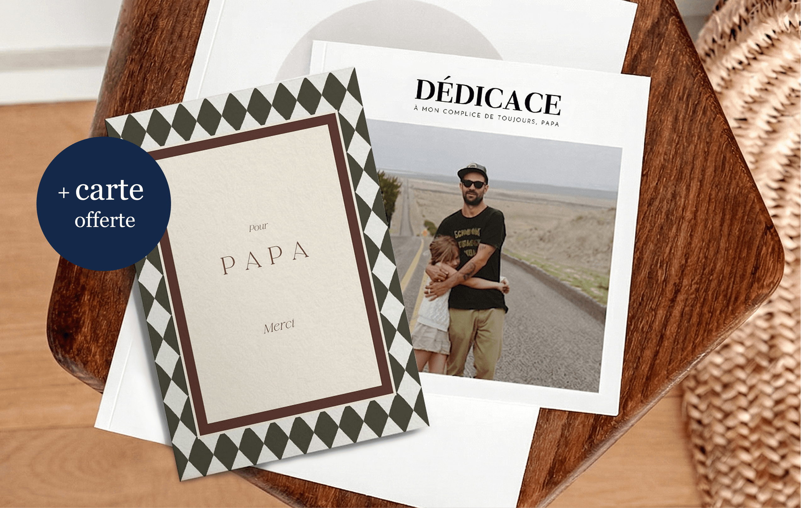 Une carte délicatement imaginée