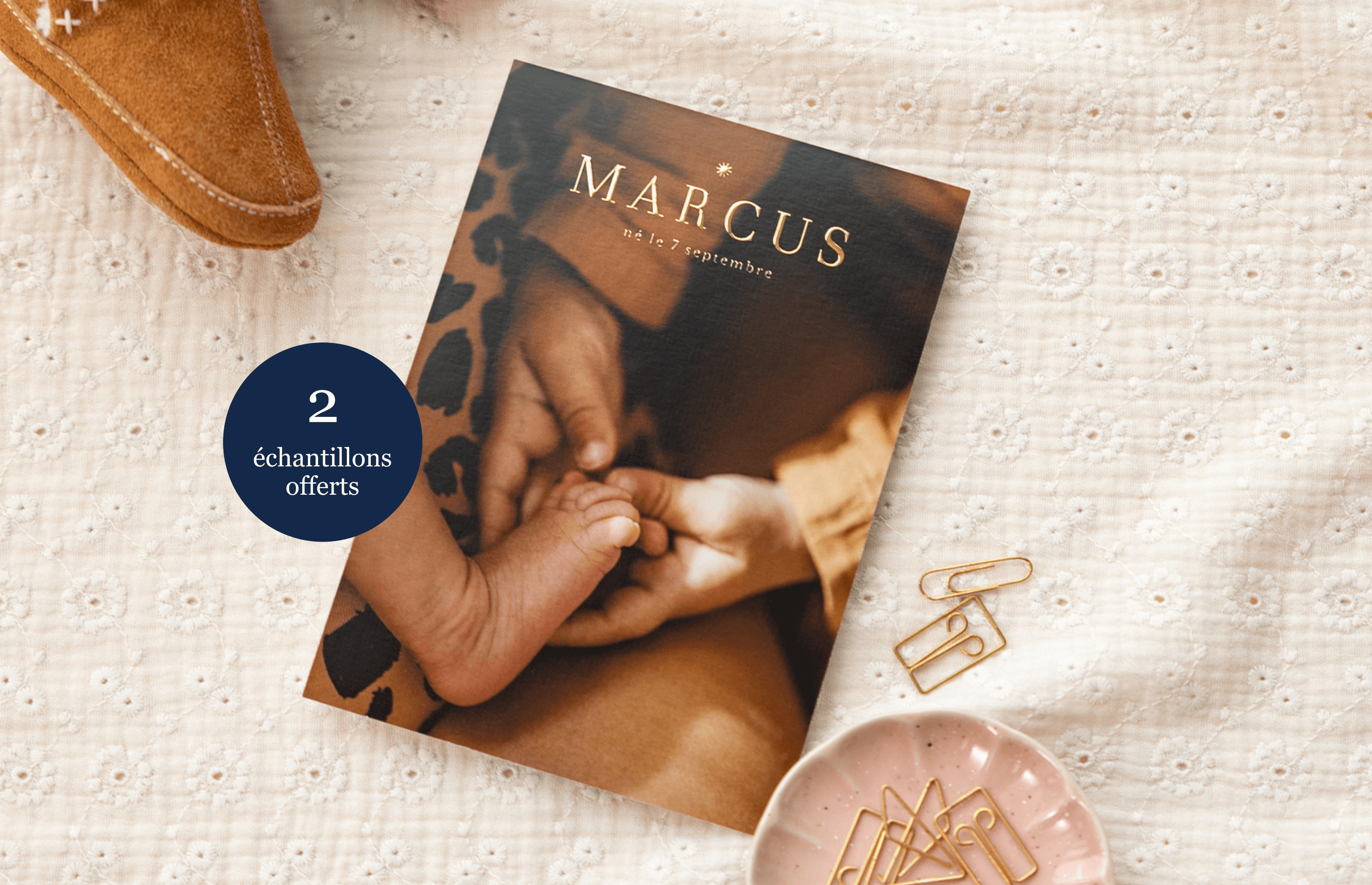 Faire-part de naissance pour garçon