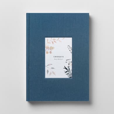 Carnet anniversaire tissu photo