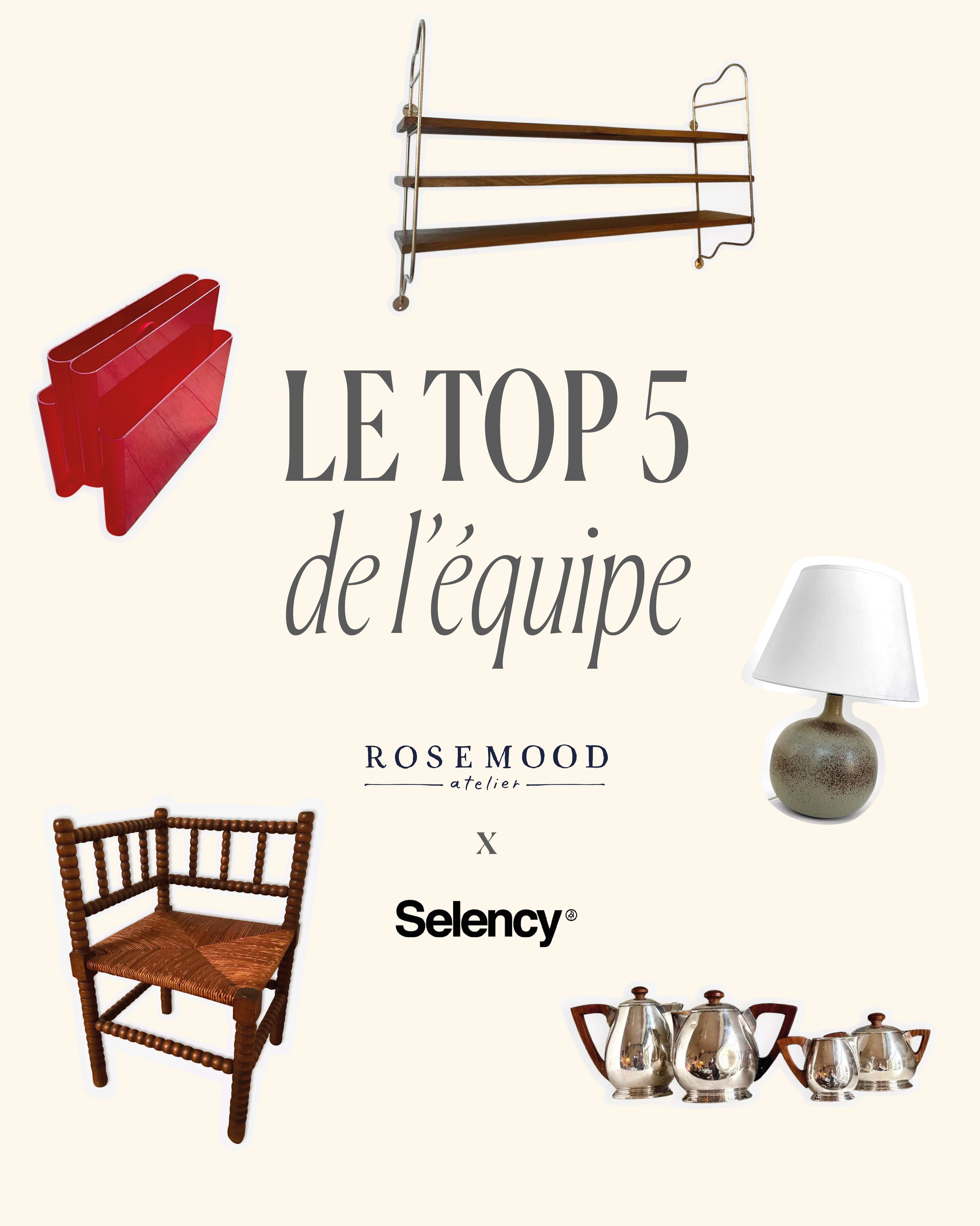 Photo top 5 Selency x Rosemood