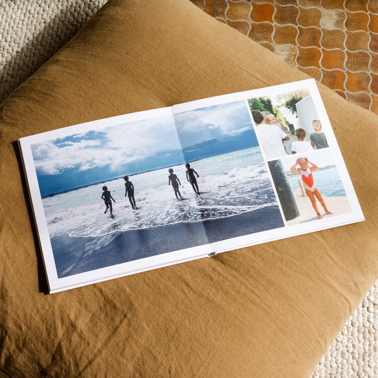 Album photo animaux ouverture à plat