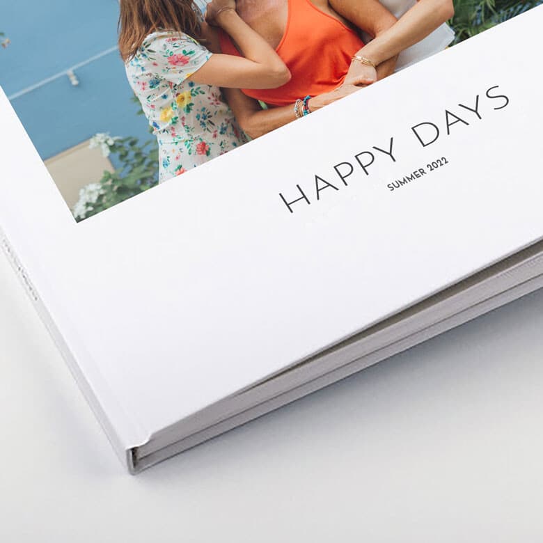 Album photo anniversaire couverture rigide