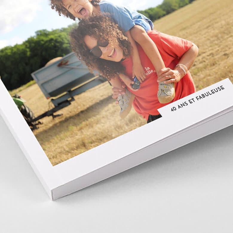 Album photo anniversaire couverture souple
