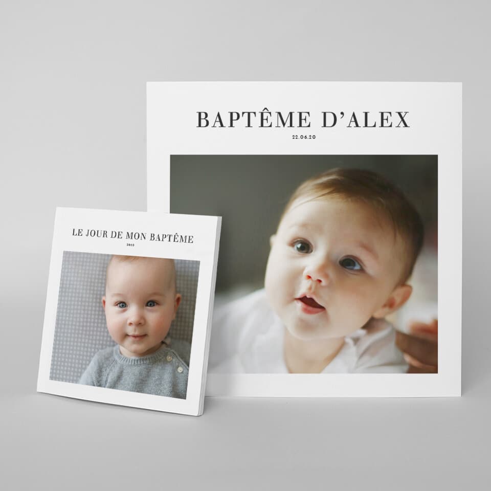 Album photo de baptême