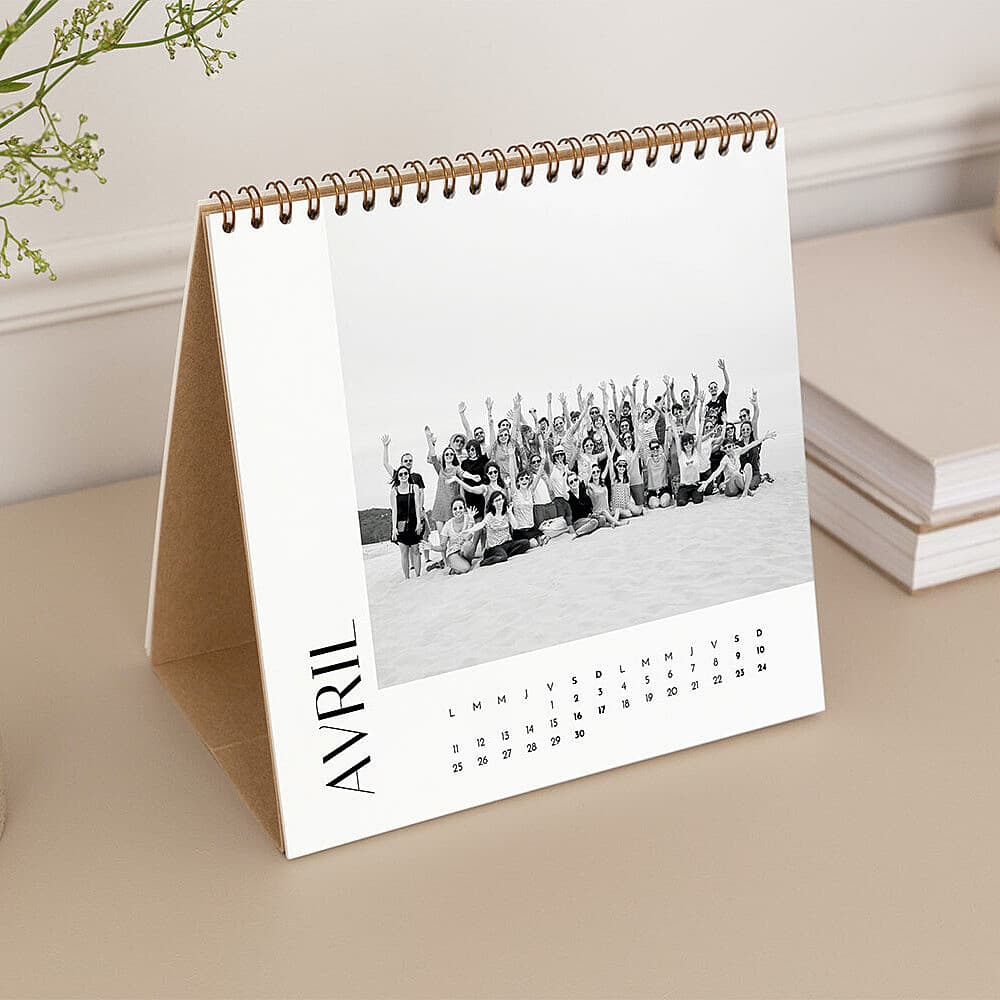 Modèle de calendrier photo entreprise