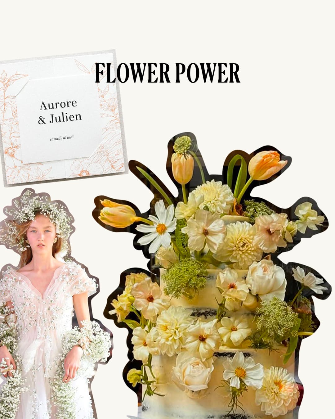 Tendance mariage Flower Power