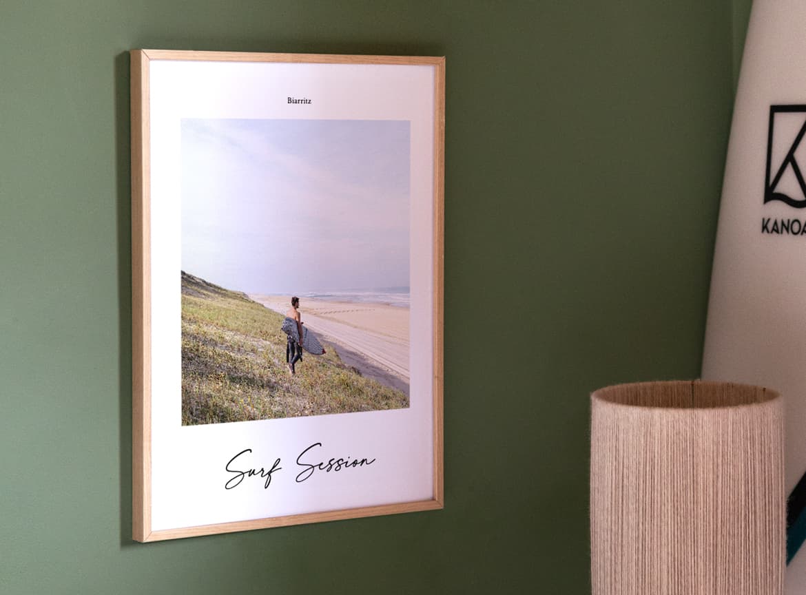 Affiche déco personnalisée