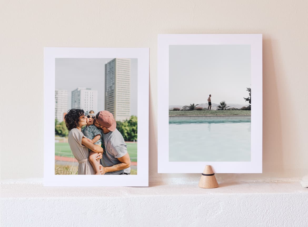 Tirage photo contrecolle cadeau Saint Valentin