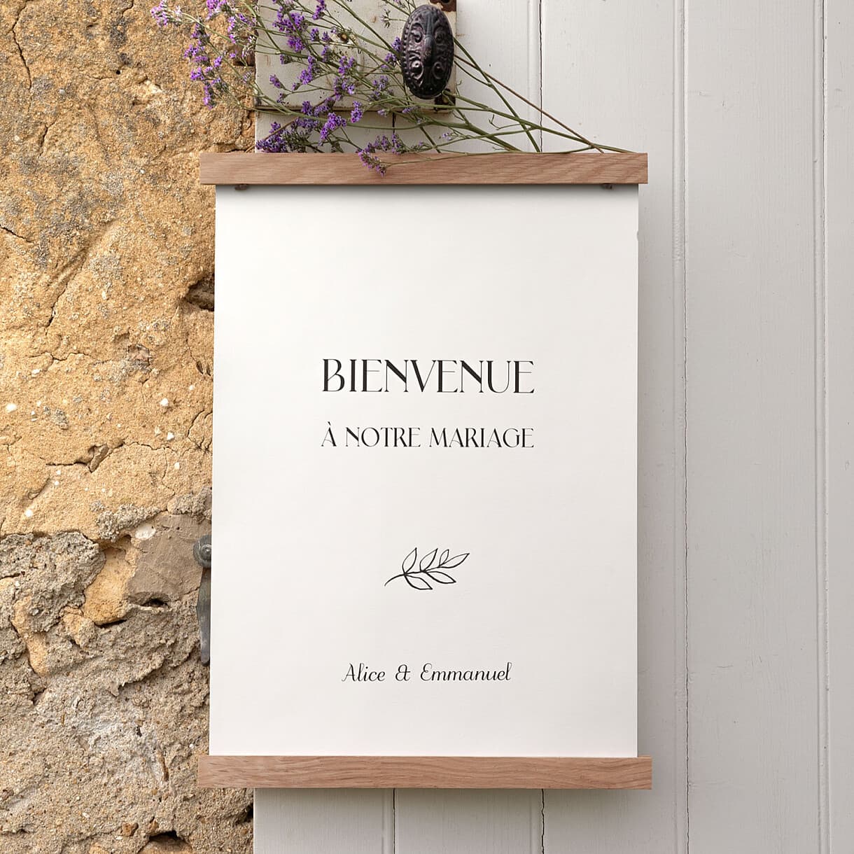 Panneau mariage dryade