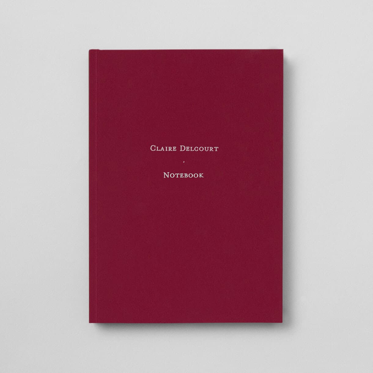 Carnet publicitaire souple doré