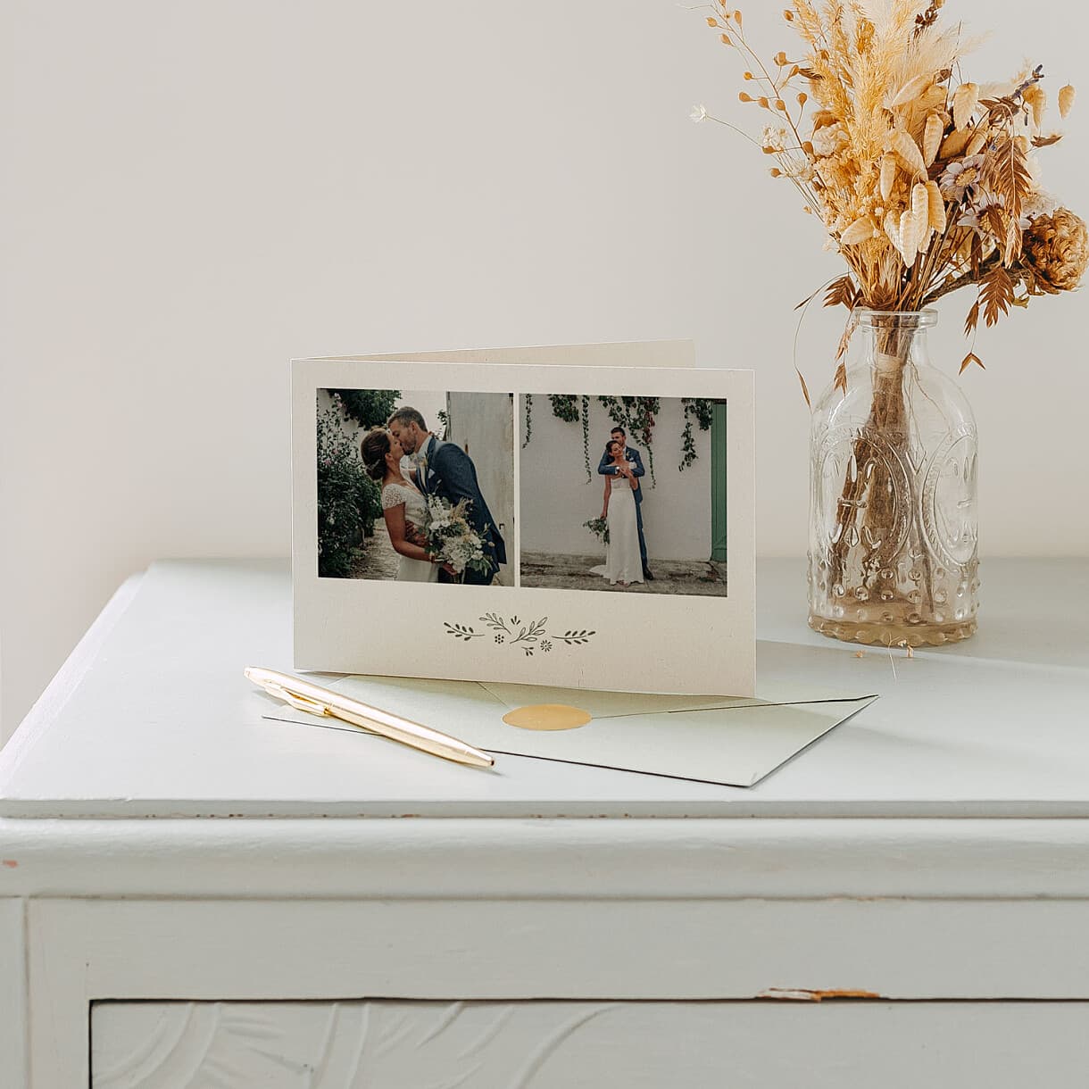 Cartes de remerciement mariage, Après le grand jour