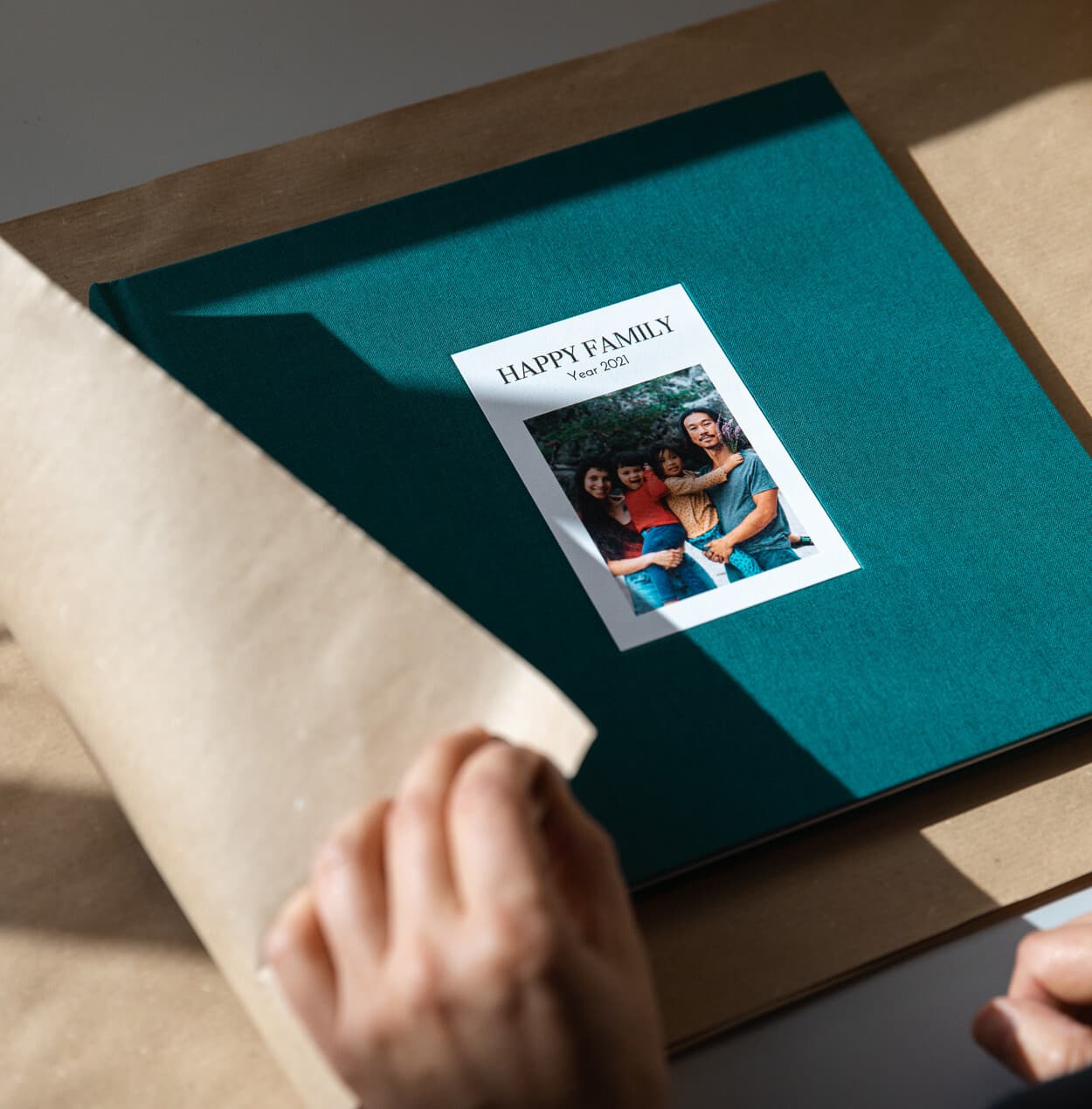 Les albums photo tissu Rosemood