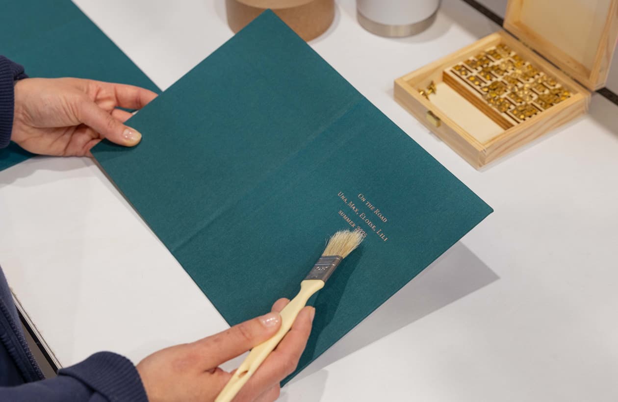 carnet de lectures façonné à Nantes