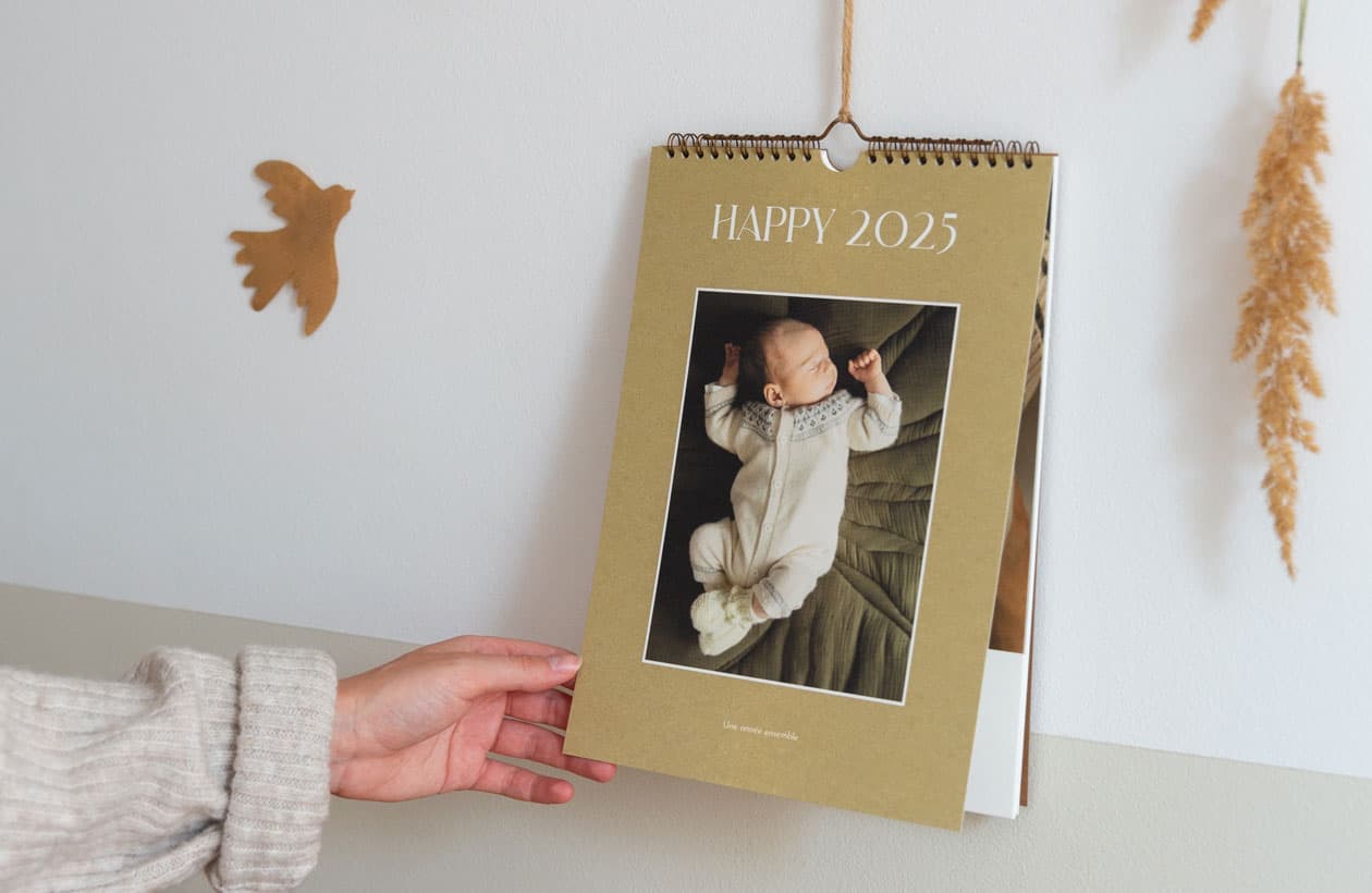 Modèles calendrier photo A4 personnalisé