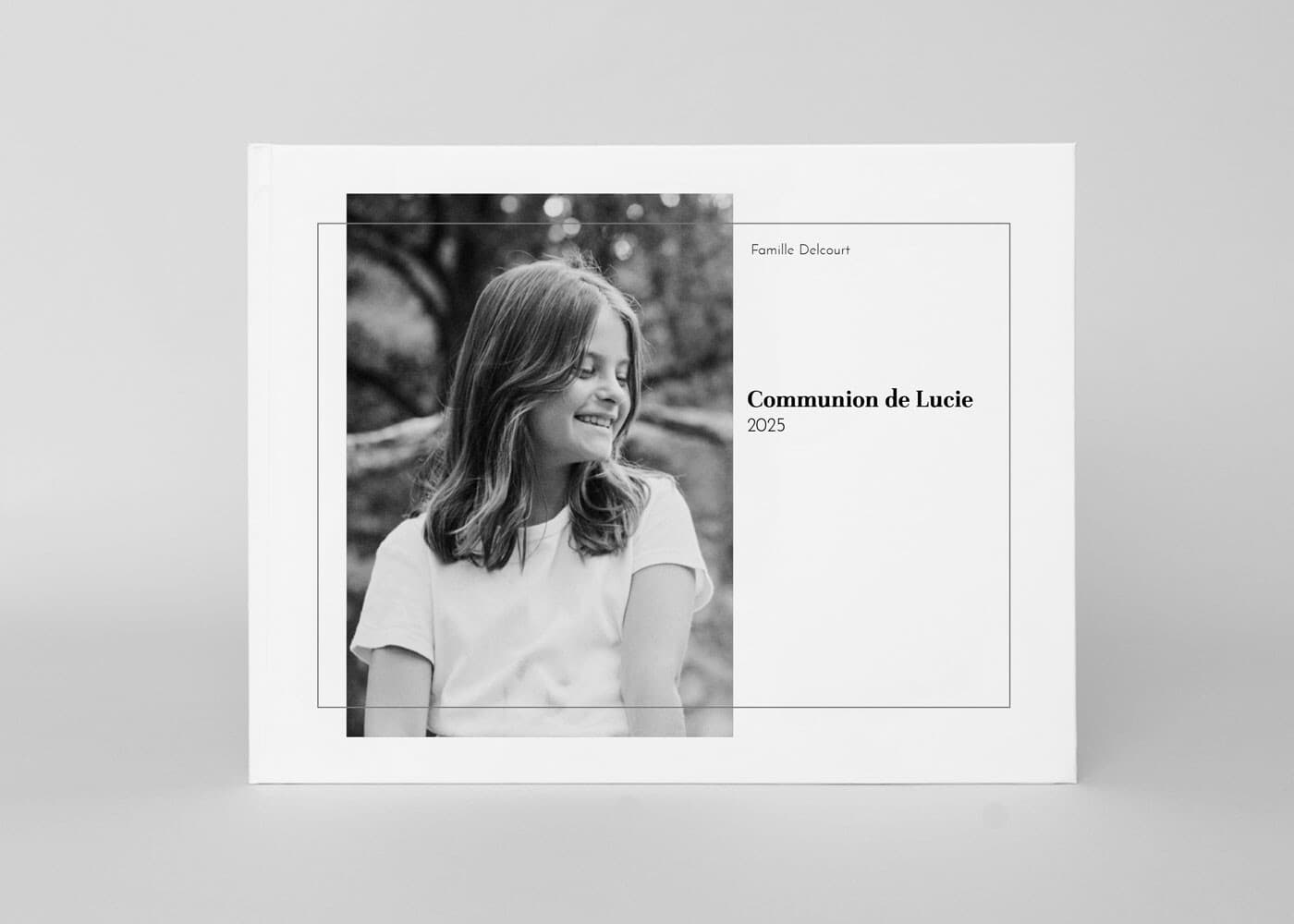 Album photo de communion couverture rigide