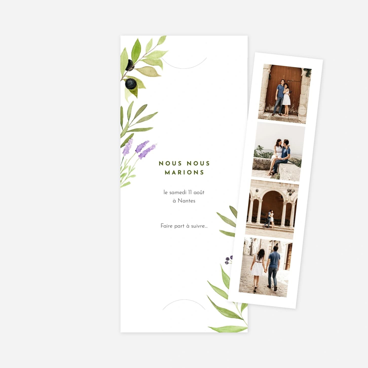 Save the Date Quatre saisons