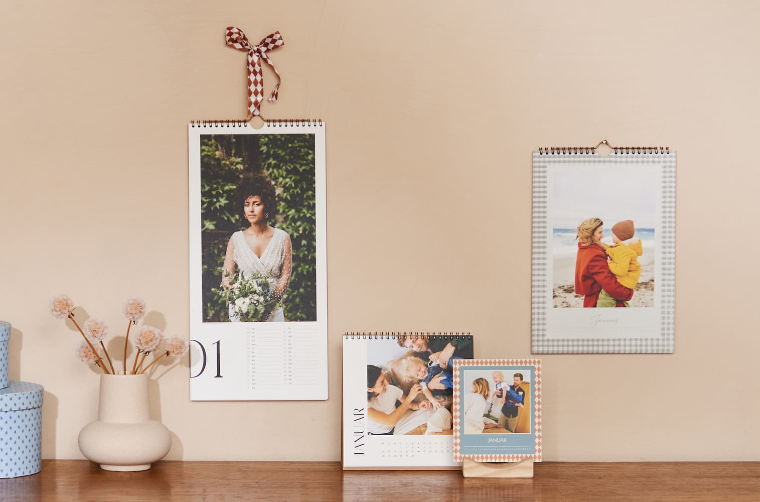 Calendrier photo en cadeau de Noël