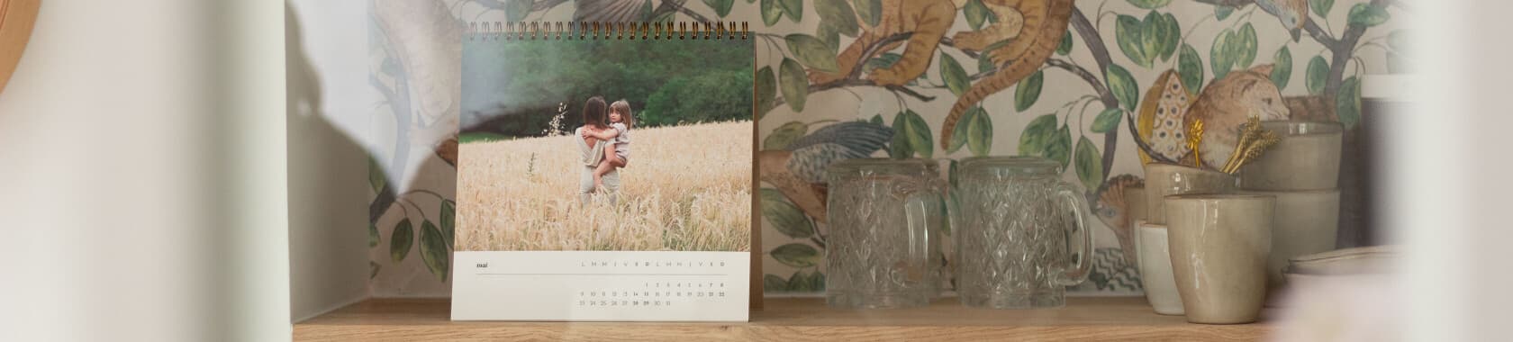Calendrier bureau à personnaliser avec photos