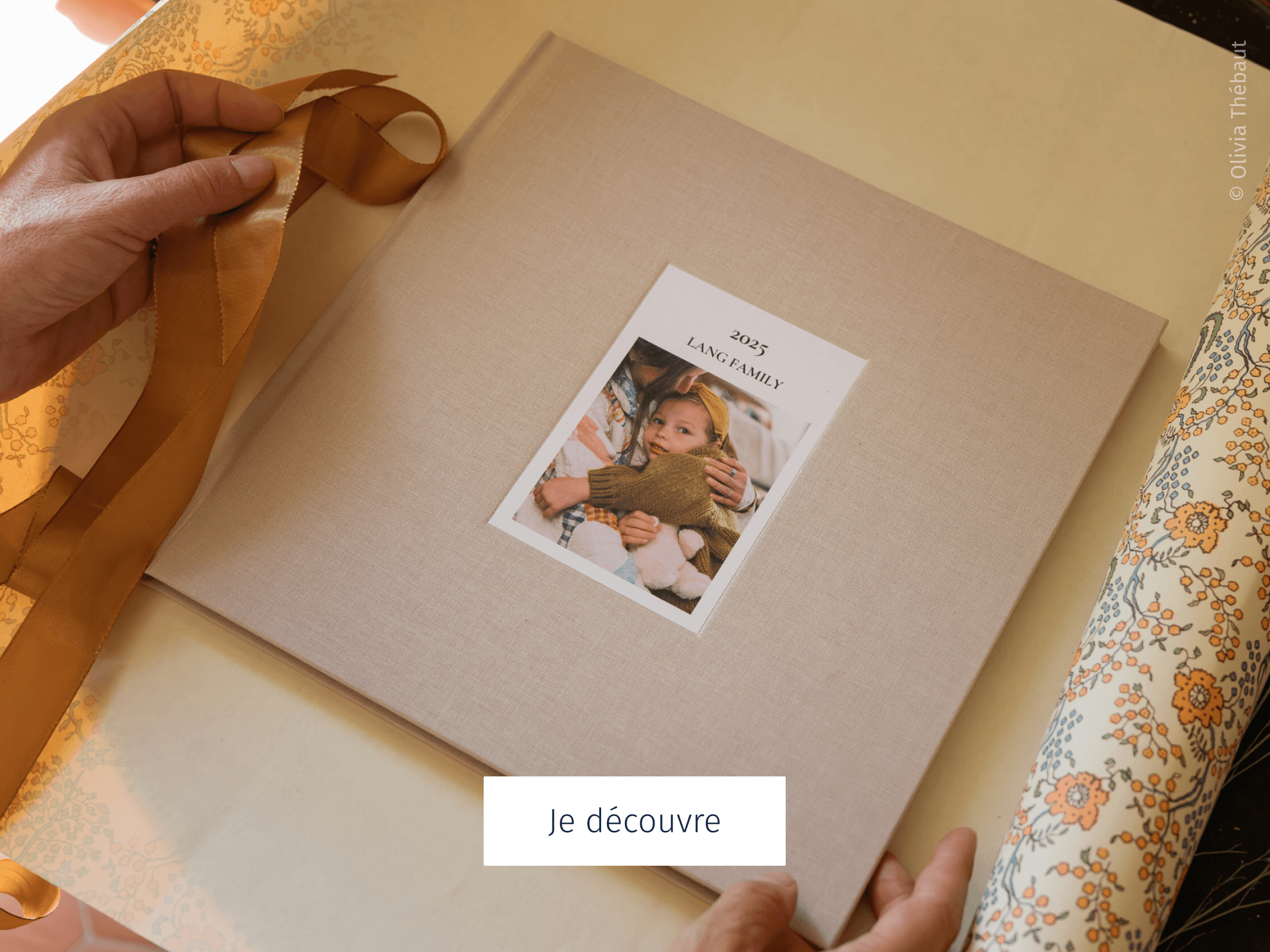 Album photo couverture tissu