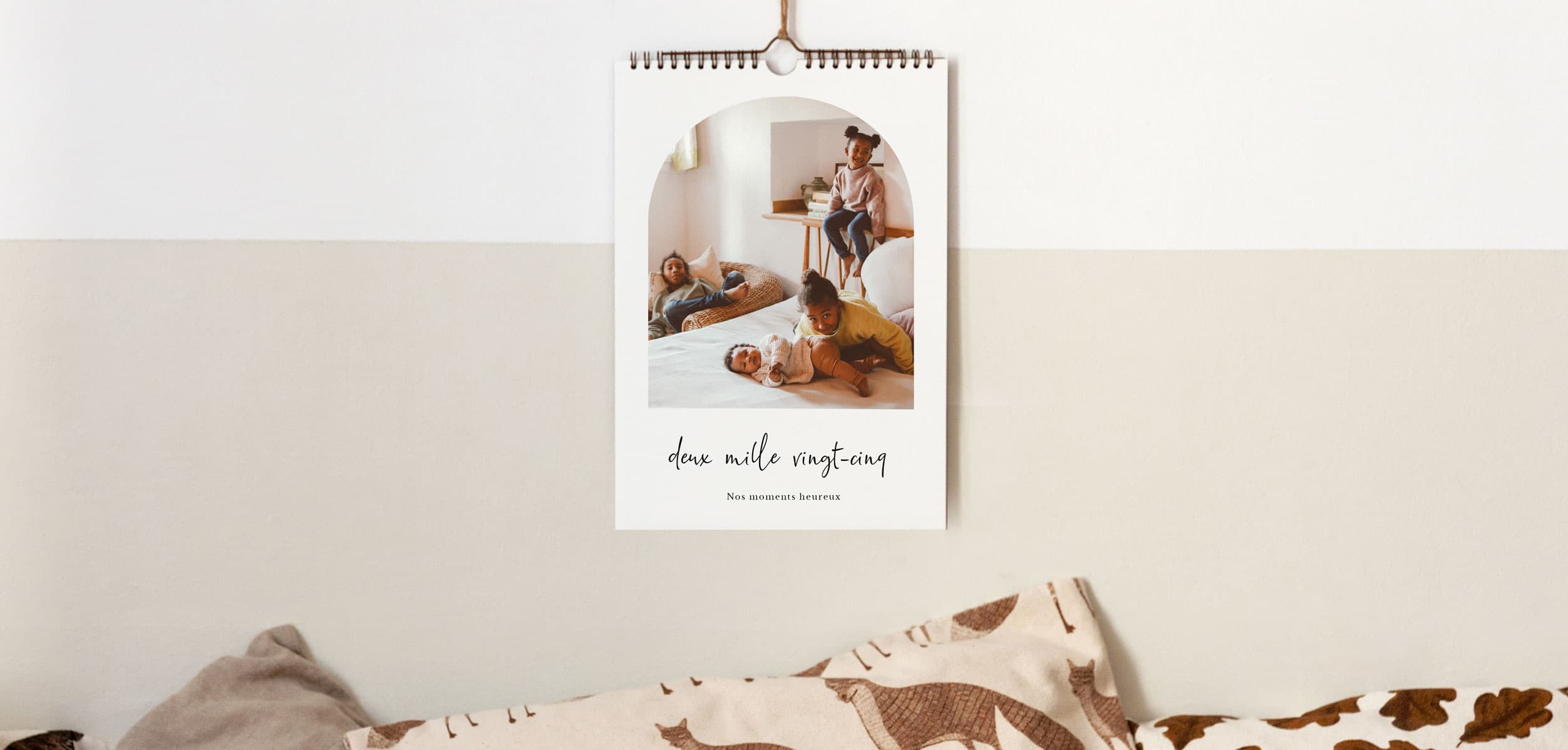 Calendrier A4 grandes photos personnalisables