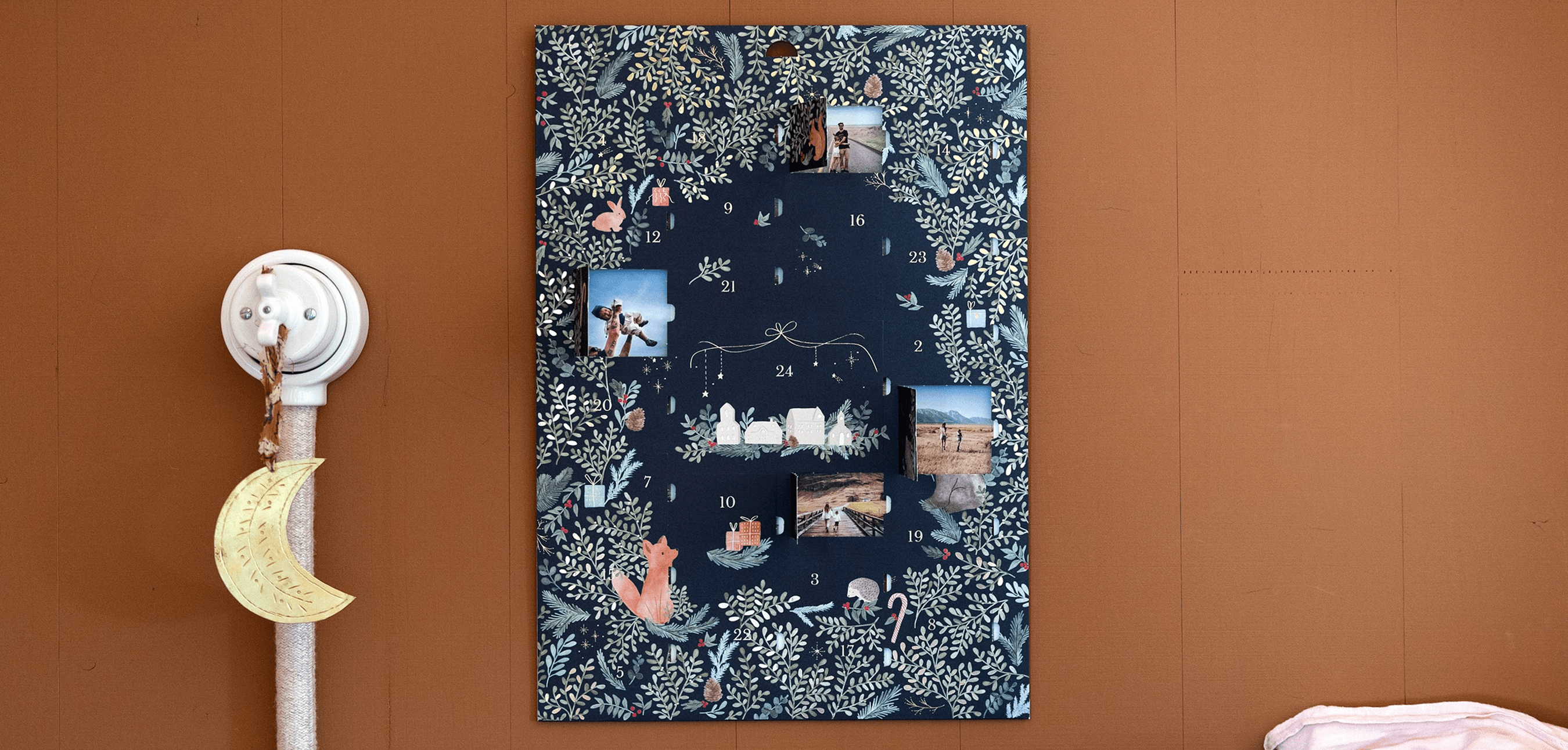 Calendrier de l'Avent à afficher