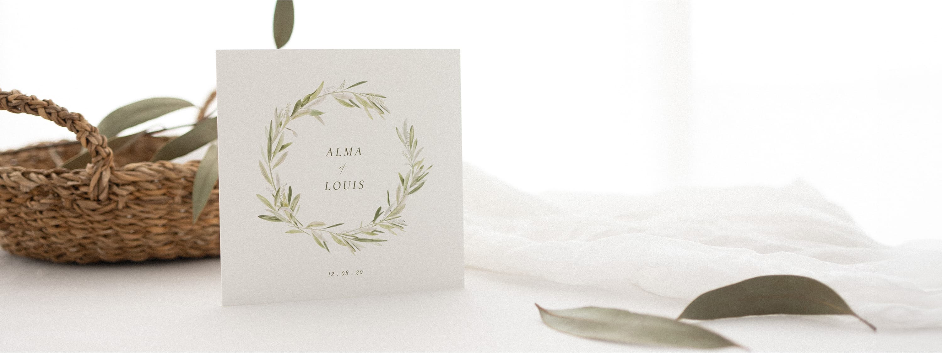 Faire-part de mariage Doré