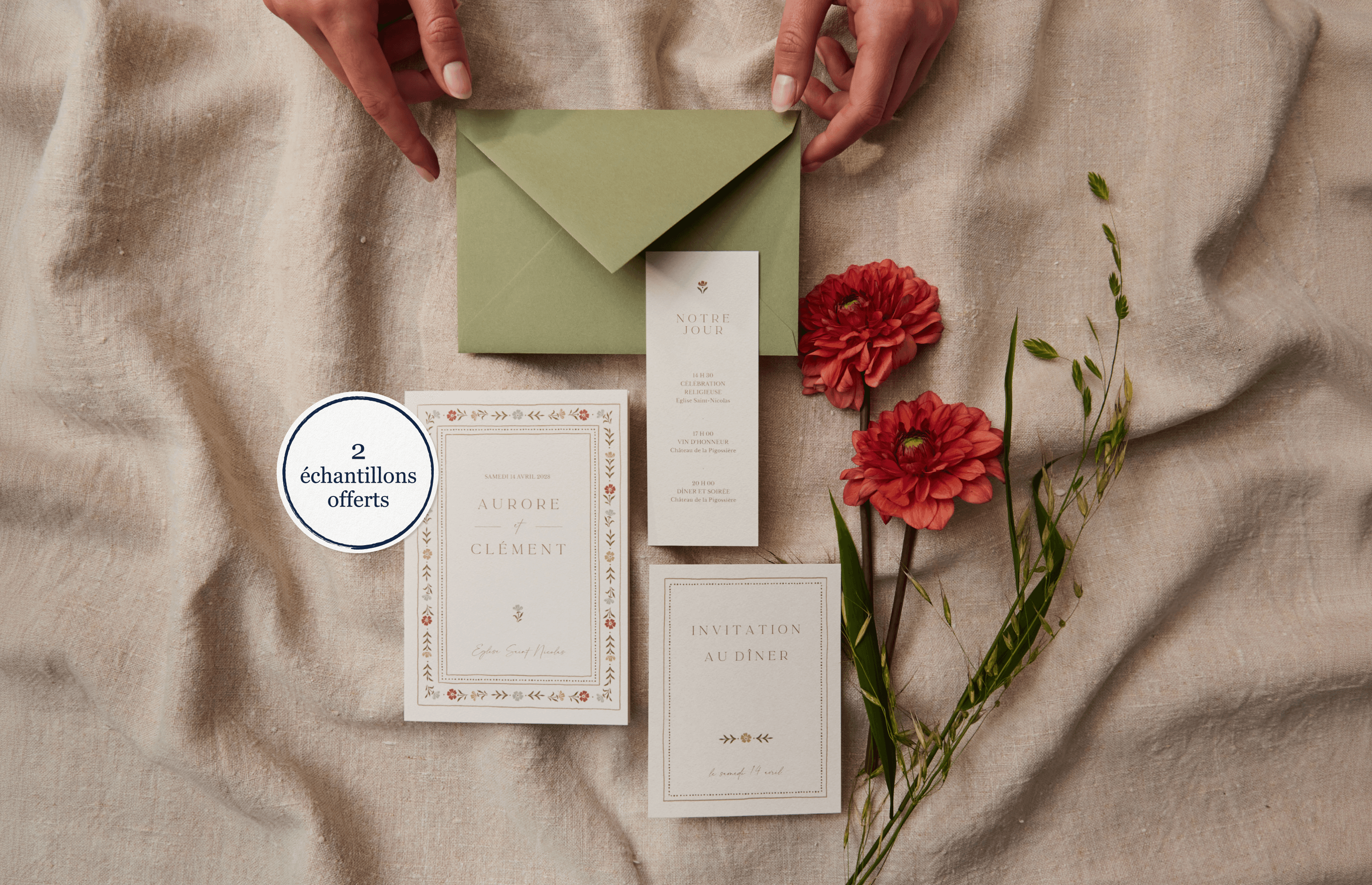 Faire-part de mariage