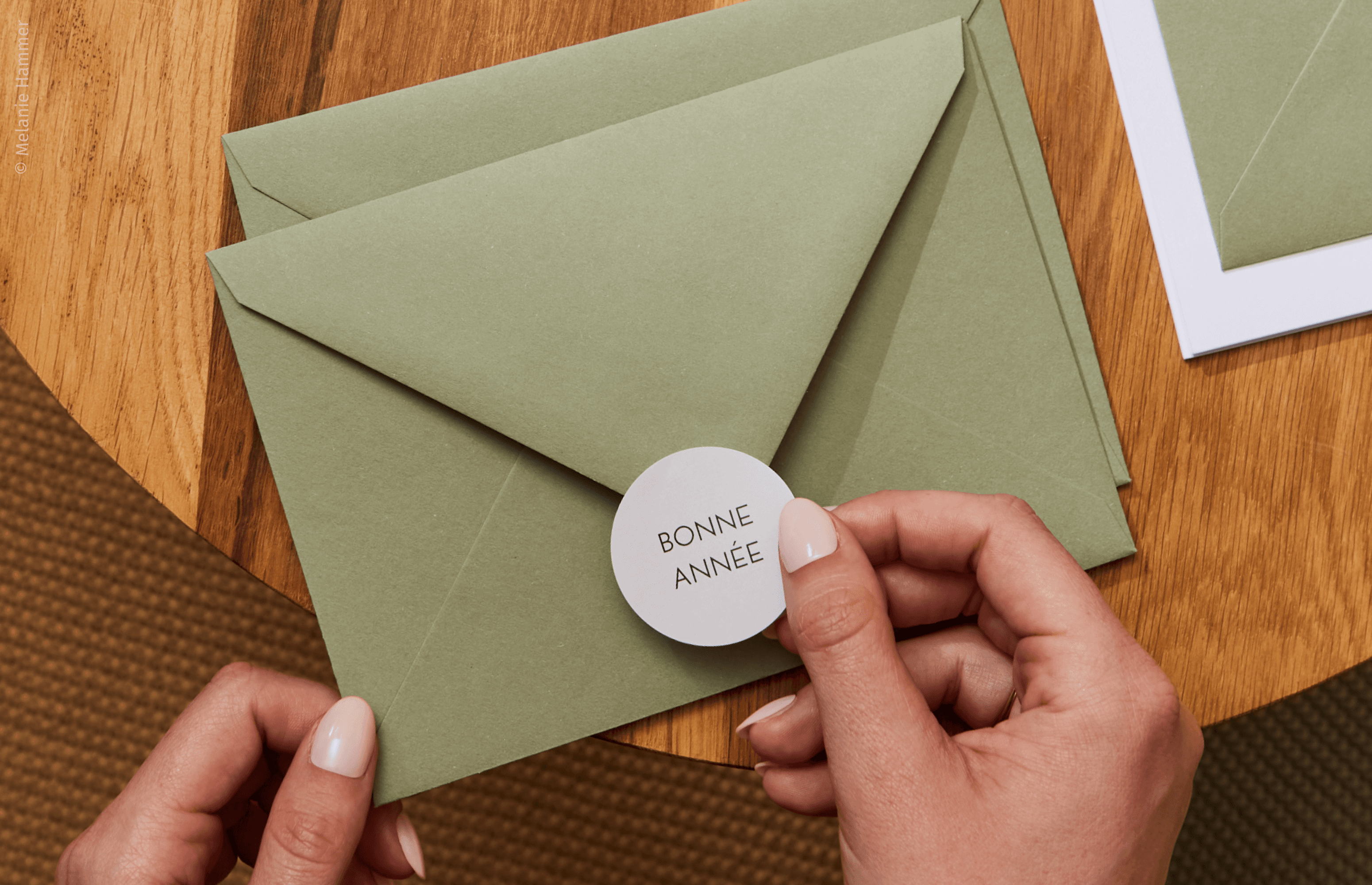 Stickers pour enveloppes vœux