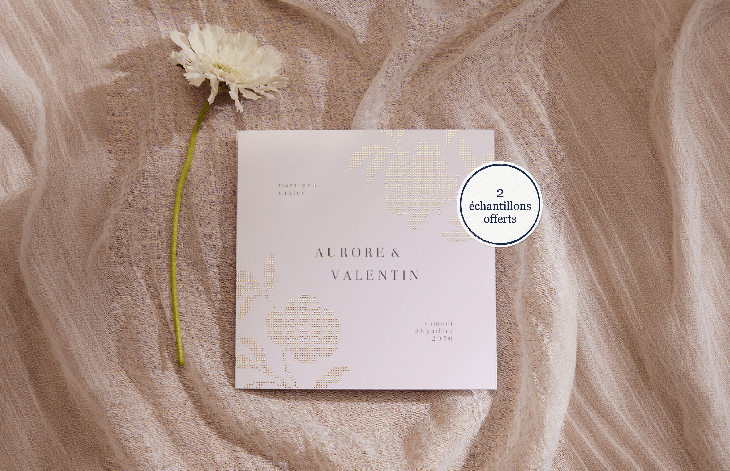 Faire-part de mariage chic & classique