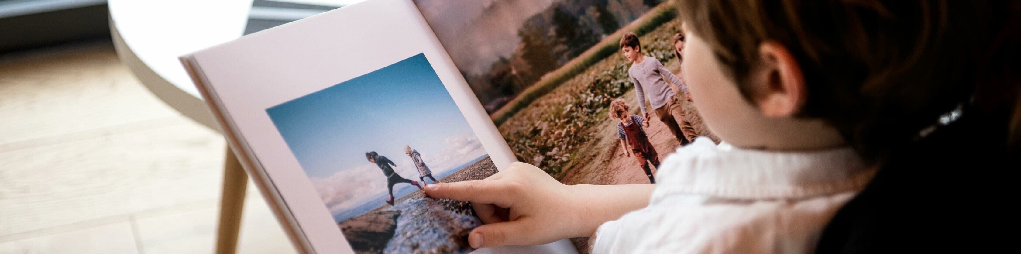 Un album photo au format portrait