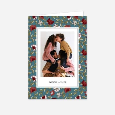 Carte de voeux Floraison