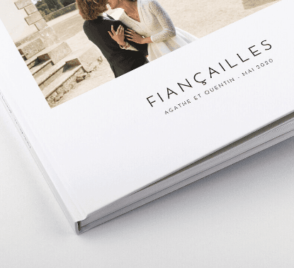 Livre photo de naissance jumeaux couverture rigide