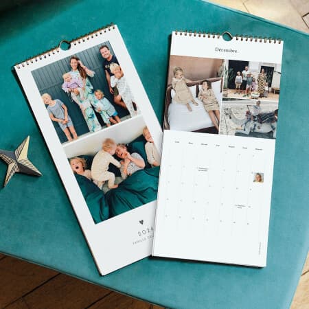 Idée calendrier photo grand format personnalisé