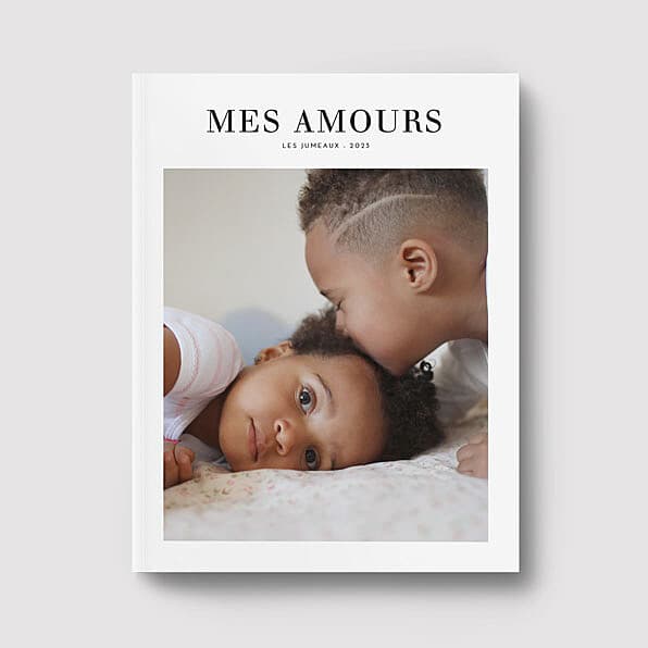 Album photo de naissance jumeaux