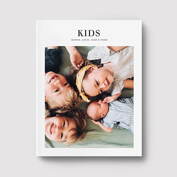 Modèle livre photo enfant