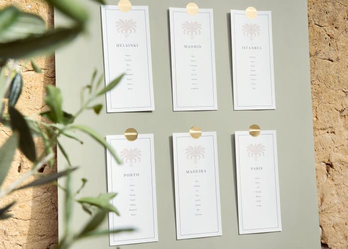 Idée plan de table mariage chic élégant