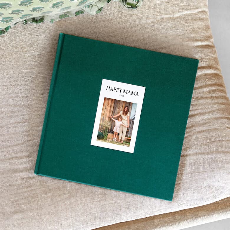 Album photo fête des mères tissu avec photo