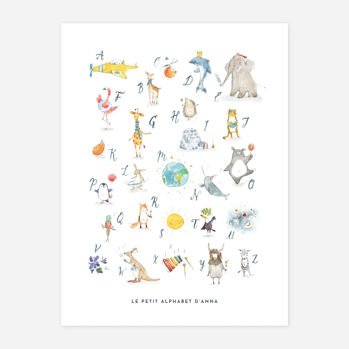 Affiche Abécédaire