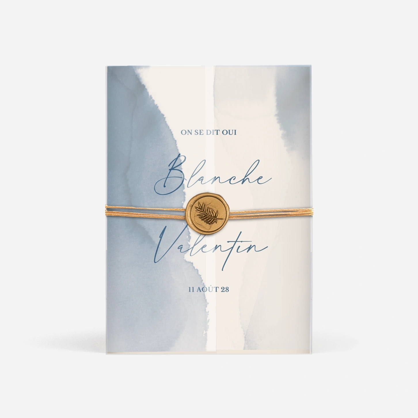 Faire-part mariage Amour en Typo