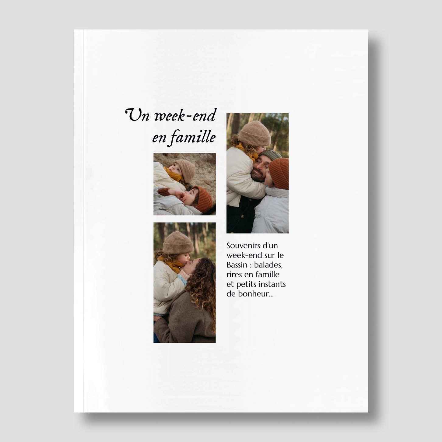 Album photo souple Au fil des mots