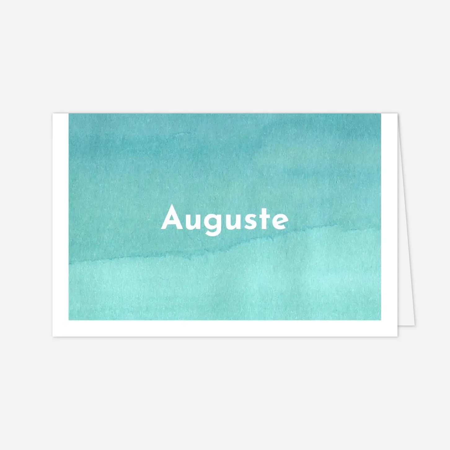 Marque-place mariage Aquarelle